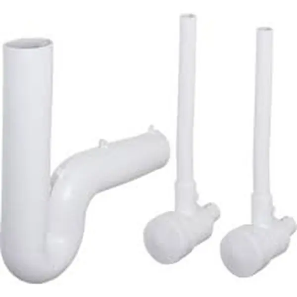 EverFlow X4333 PRO-EXTREME 1 P-TRAP & 2 VALVE SUPPLY COVERS WHITE