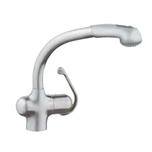 GROHE 33759SD0 Ladylux-Zedra Single-Handle Pull-Out Kitchen Faucet Dual Spray 1.75 GPM