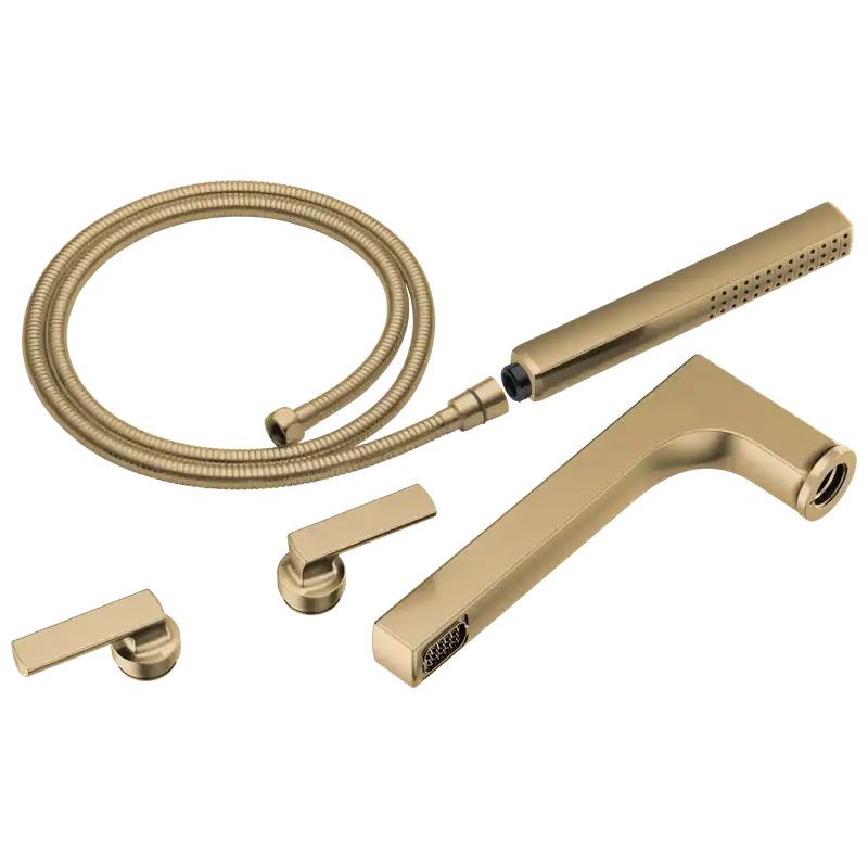 Brizo T71764-GL Wall Mount Tub Filler Unions