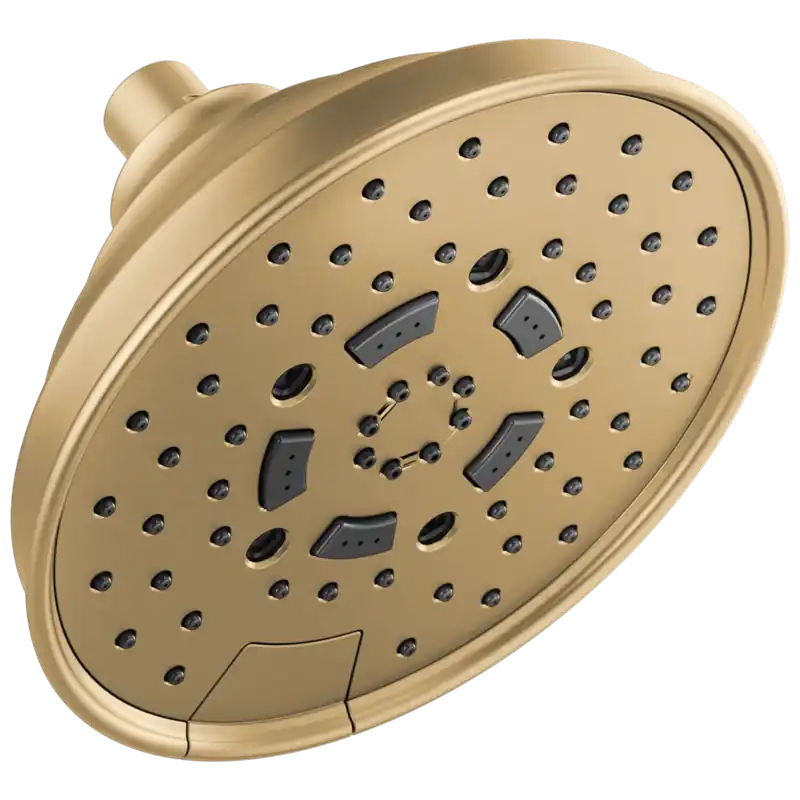 Brizo 87495-GL-2.5 Classic Round H2Okinetic Multi-Function Wall Mount Shower Head 2.5 GPM
