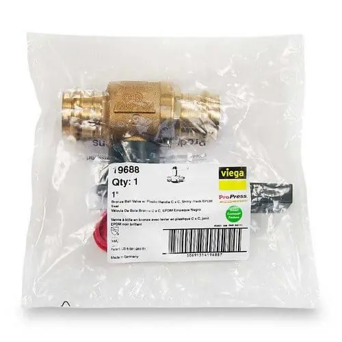 VIEGA 19688 Propress Ball Valve 1 inch