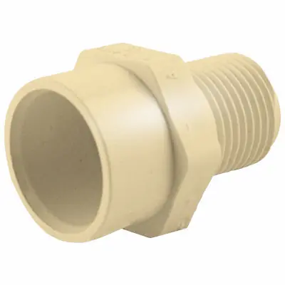 Charlotte Pipe CTS 02110 0600 Adapter 3/4-in Socket x 1/2-in CPVC Male