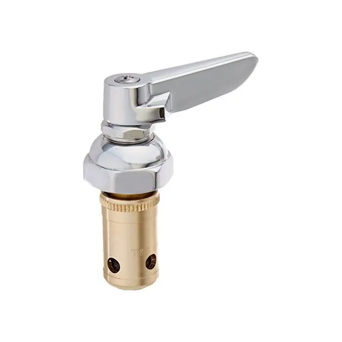 T&S Brass 002712-40 Eterna Spindle Assembly, Spring Check, Right Hand (Hot), Lever Handle, Screw, & Index