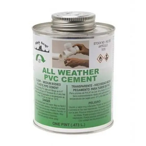 Black Swan 7075 All Weather PVC Solvent Cement 32 oz