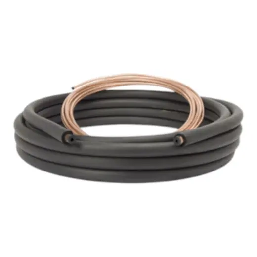 Icool Usa A387834050BLK Single Insulated-Line 7/8 Inches x 50 Feet