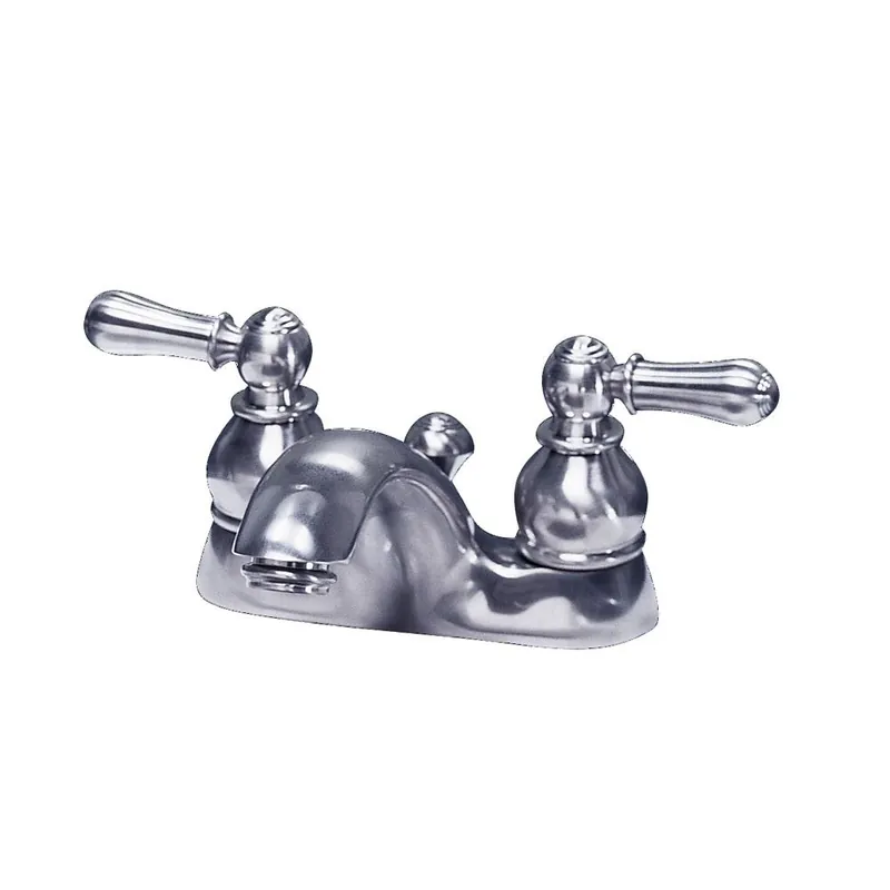 American 7411.732.002 Hampton Two Handle Centerset 4 Inch Lavatory with Drain
