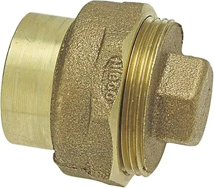 NIBCO 816-S DWV Flush Fitting Cleanout FTG x Cleanout w/Plug