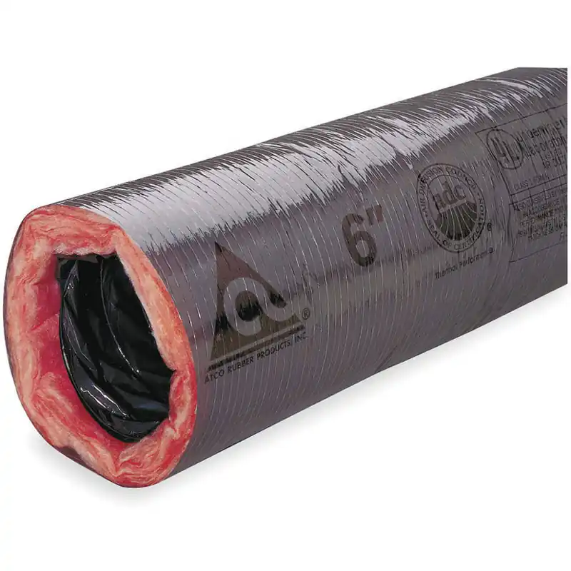 ATCO RUBBER PRODUCTS 17002508 Flexible Air Duct 8 in x 25 ft