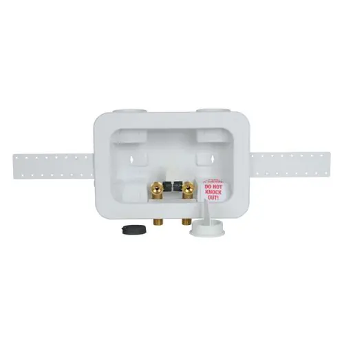 OATEY 38200 2X4 Washing Machine Outlet Box Single Lever Copper