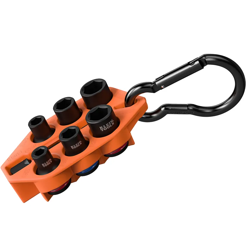 Klein Tools 33808 Grab-And-Go Impact Socket Set SAE 7-Piece