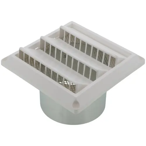 Lambro Industries 674W Fresh Air Intake Vent 4 inches w/ 3 inches Pipe