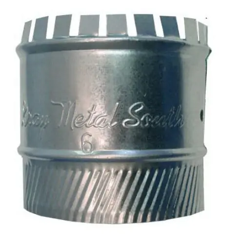 Gray Metal South 10-313FG Flex Duct Starting Collar 10 Inch 18/Box
