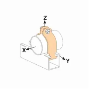 PHD MANUFACTURING S2303ACP Copper Tubing Clamp Hanger 1/2 Inch