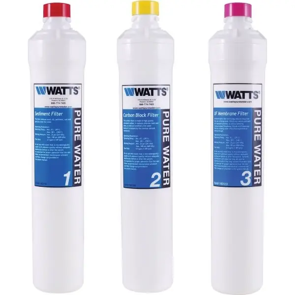 WATTS PWFPKKCUF Kwik-Change Uf3 Annual Filter Pack (3 Pack)