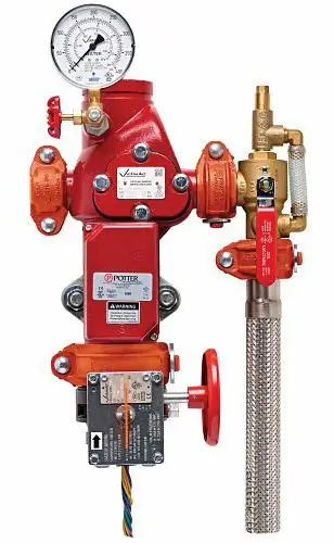 Victaulic S060UMCLV0 6 Inches Gxg Universal Manifold Check Assembly Left Hand With Control Valve And Hose
