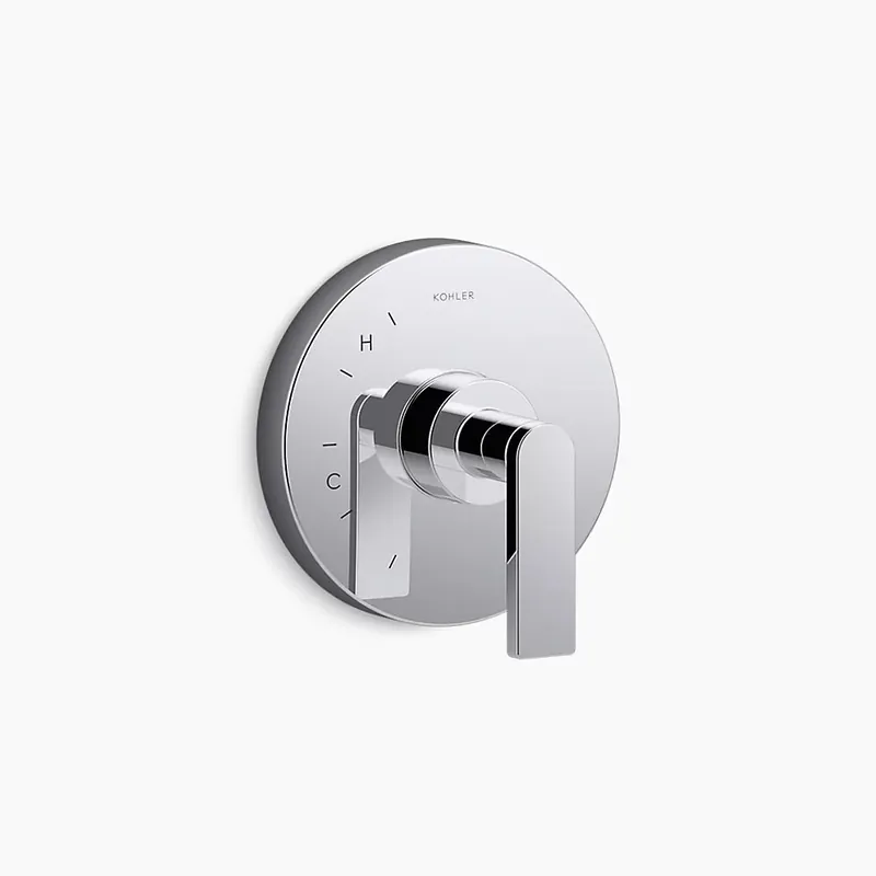 Kohler K-TS73115-4-CP Composed Rite-temp Valve Trim w/ Lever Handle