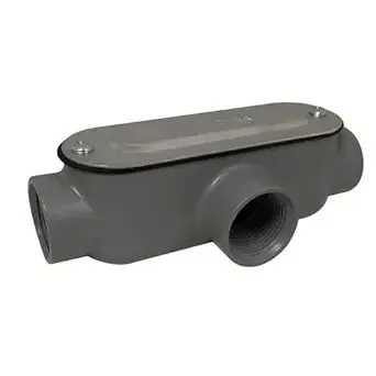 Morris 14072 Rigid T Conduit Body 1 inches 5-Pack