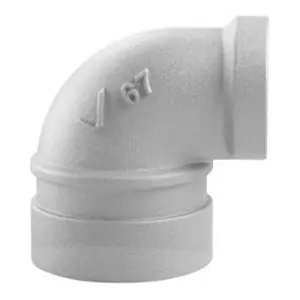 Victaulic FB60067G00 Vic-End II 67 Series 90 Deg End of Run Elbow 2 x 1 In NPT