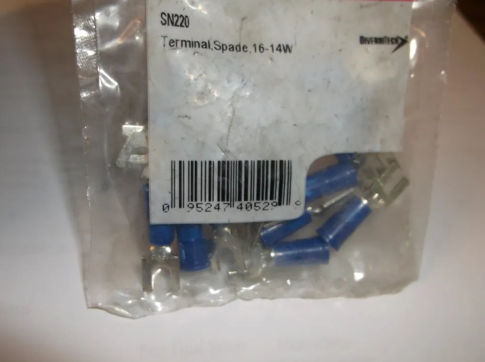 DIVERSITECH SN220 Terminal Spade 16-14W Pack of 16