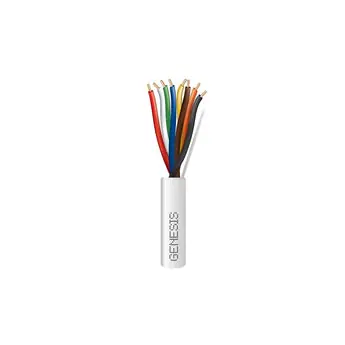 HONEYWELL GENESIS 47070901 White 250-Foot 20/8 Solid Unshielded Thermostat General Purpose Cable