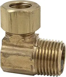 BRASS 69-8-6 Male Reducing Elbow Lead-Free 1/2 by 3/8-Inch