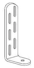 Crown Products 554 Condensing Unit Tie Down Bracket 4 Inch Length x 1 Inch Width