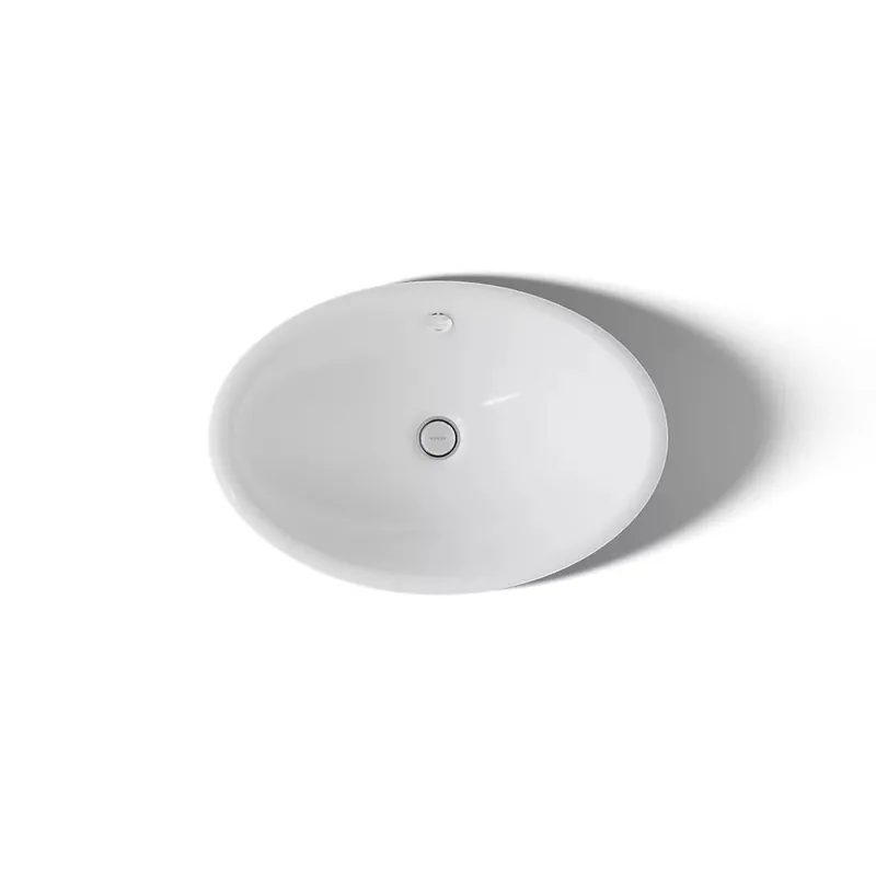 KOHLER K-5403-W-0 Iron Plains Vessel Bathroom Sink 20-3/4 inches