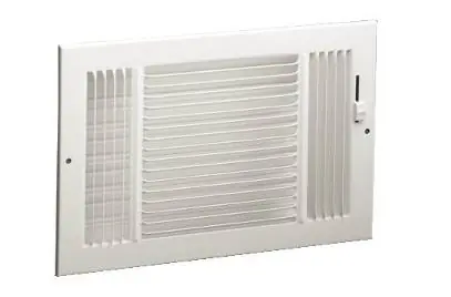 HART & COOLEY 631 12 x 08 W Sidewall/Ceiling Register