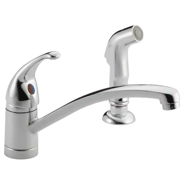 Peerless Faucet P188501LF Tunbridge Single Handle Kitchen Faucet with Matching Side Spray