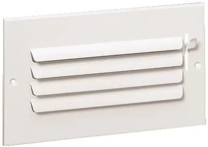 HART & COOLEY 301 10 06 W Curved Blade Sidewall/Ceiling Registers 10 x 6 in