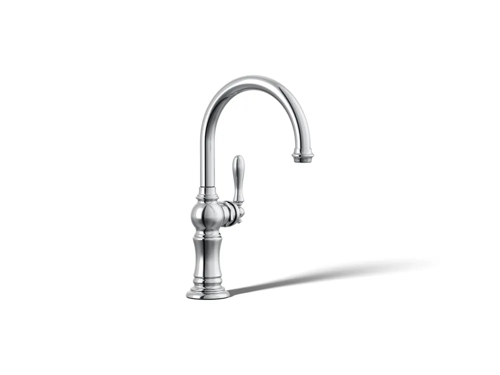 KOHLER K-99264-CP Artifacts Single-Handle Kitchen Sink Faucet 1.5 GPM