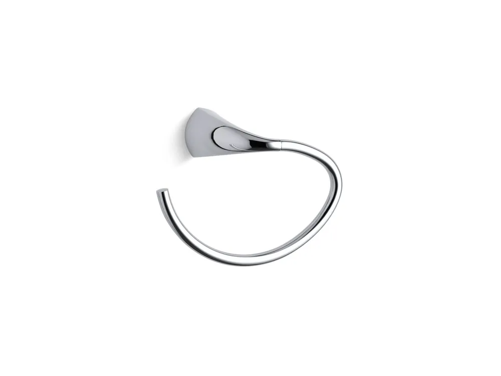 KOHLER K-37057-CP Alteo Towel Ring
