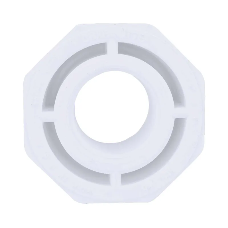 Charlotte Pipe PVC 02108 2800 Reducing Bushing 2-in x 1-in Schedule 40