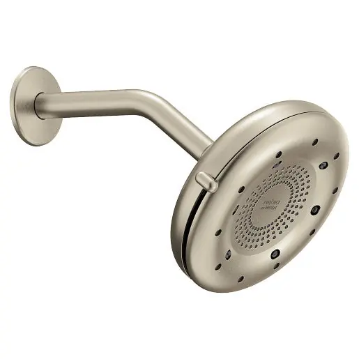 Moen N400R0BN Quattro Four-Function 6-1/2 inches Diameter Spray Head Rainshower