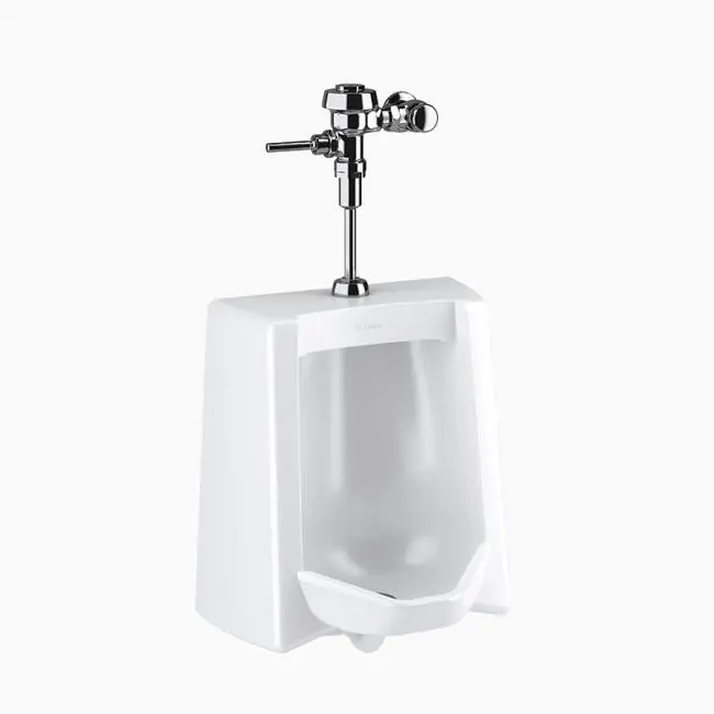 Sloan Valve WEUS1205.1001 Wall Mount Urinal and Royal 186 Flushometer 0.5 GPF