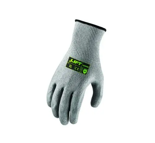 Lift Safety GFL-12KL Fiberwire Latex Dipped Glove Large