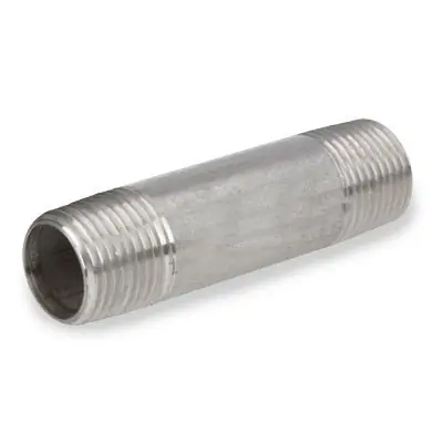 SMITH-COOPER S8584NI004020 Seamless Stainless Steel Nipples Schedule 80
