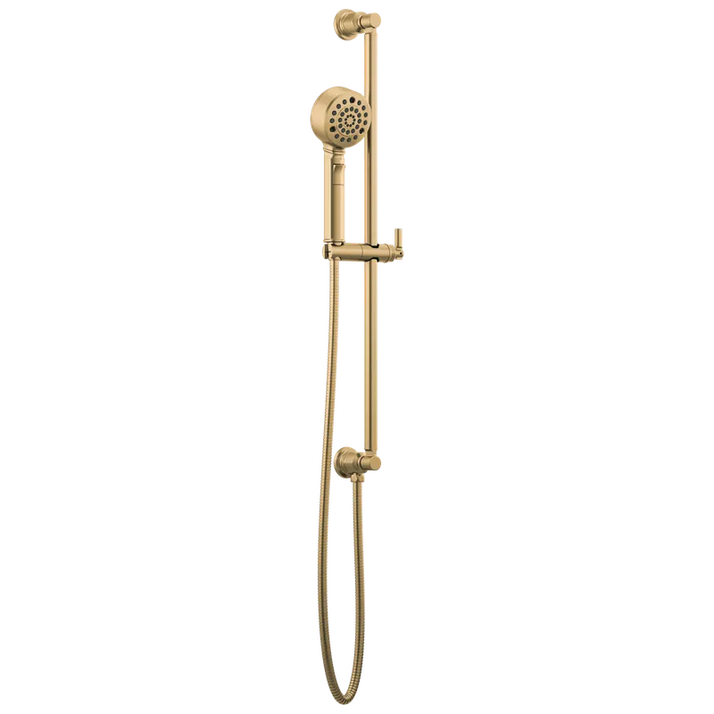 Brizo 88776-GL Invari H2Okinetic Multi-Function Slide Bar Handshower 1.75 GPM