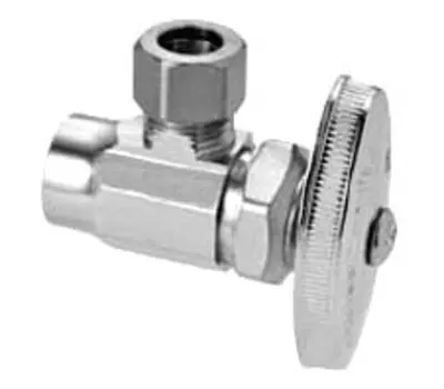 Brasscraft R09 C Series Angle Supply Stop Valve 1/2 in x 1/4 in