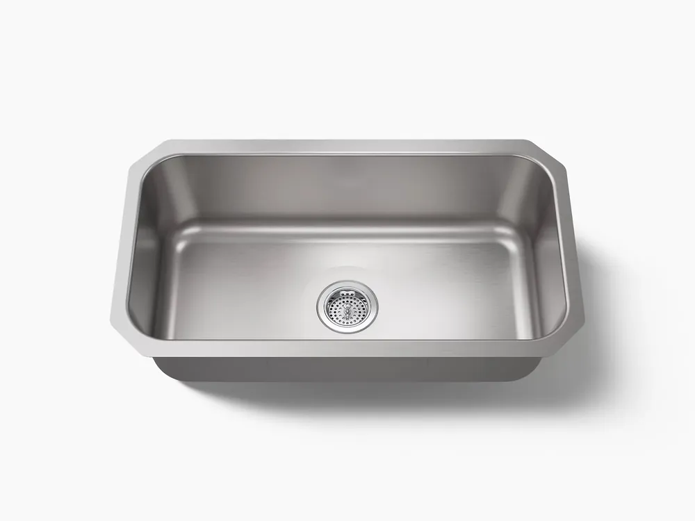 KOHLER K-5290-NA Undertone 31-1/4 inches Undermount Single-Bowl Kitchen Sink