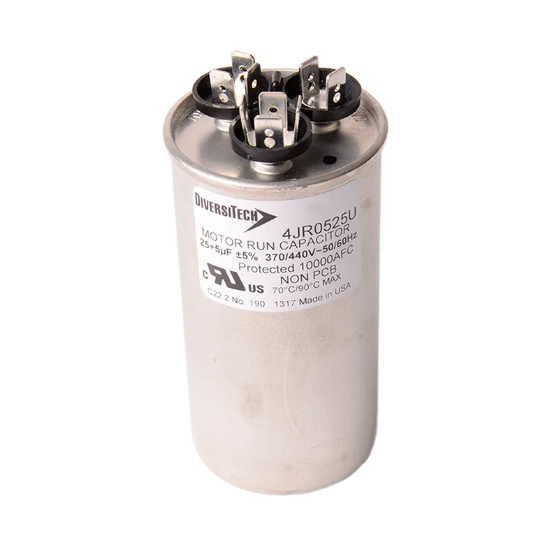 DIVERSITECH 4JR0525U MOTOR RUN CAPACITOR 25+5UF 370/440V