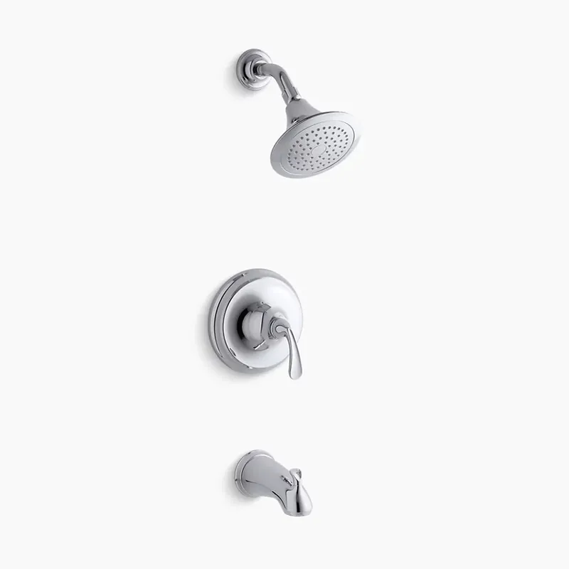 KOHLER K-TS10274-4-CP Forté Rite-Temp Bath and Shower Trim Kit 2.5 GPM