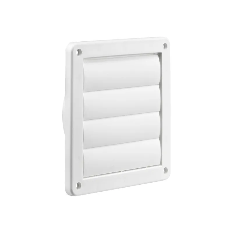 Lambro Industries 361W 6 inches Plastic Louvered Wall Vent