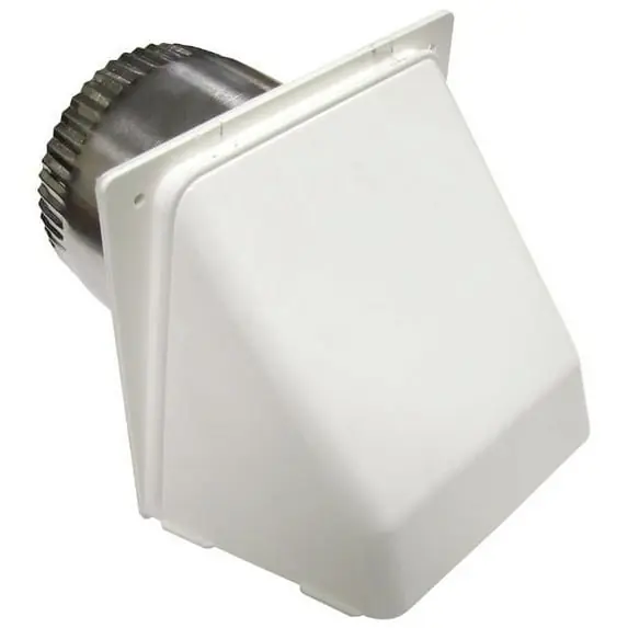 LAMBRO INDUSTRIES 210W Replacement Hood Vent 4 in. White Pack of 12