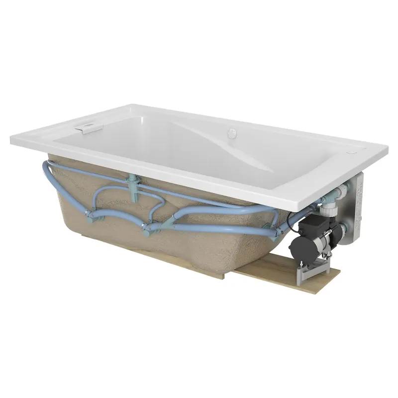 American Standard 2771.VC.020 Evolution 60 x 36-Inch Deep Soak Drop-In Bathtub