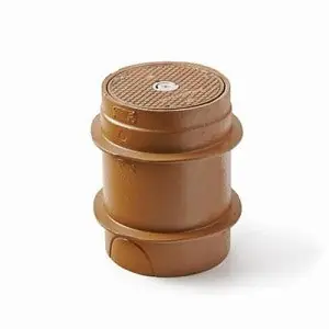 Jay R Smith Mfg 4880 Round Flanged Housing w/ Cover 8-1/2 inches Cleanout Replacement MPN