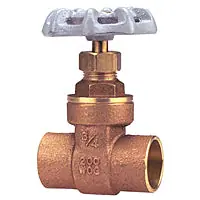 NIBCO VALVES SI8 Gate Valve Brass Full Port Solder Ends