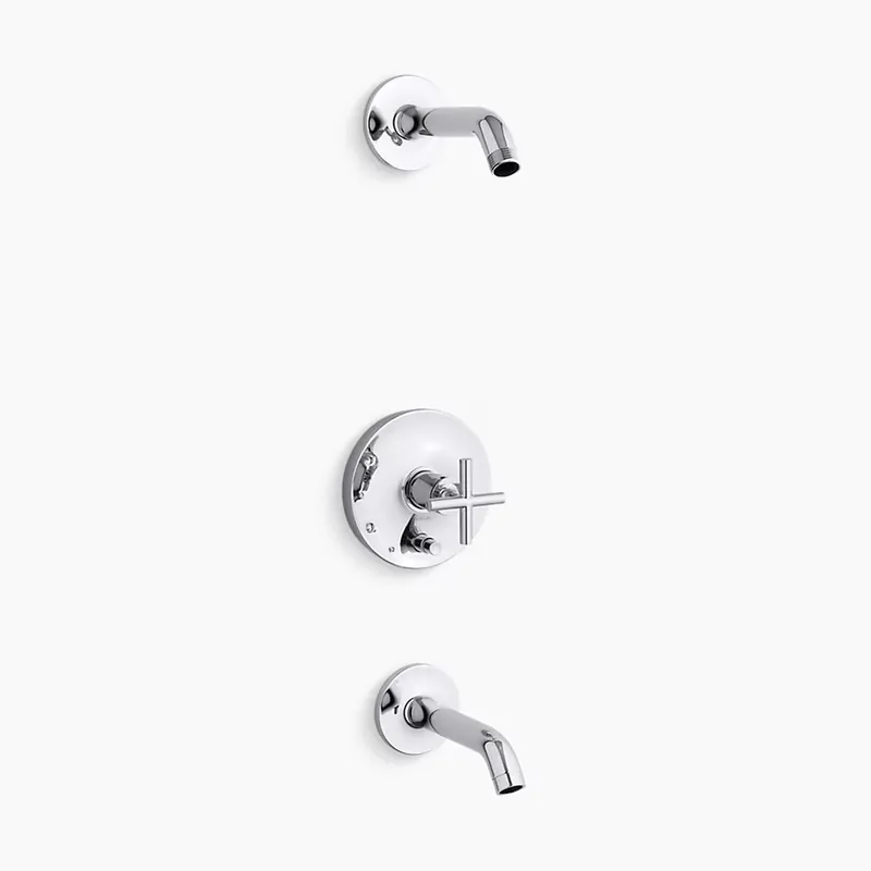 Kohler K-T14420-3-BL Purist Rite-Temp Bath and Shower Trim Kit 2.5 gpm