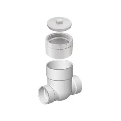 SPEARS SML-4 PVC Utility Backwater Valve Kit 4 in Soc