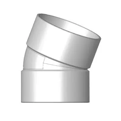 Westlake Pipe & Fittings P1708 8 SDR35 1/16 Bend